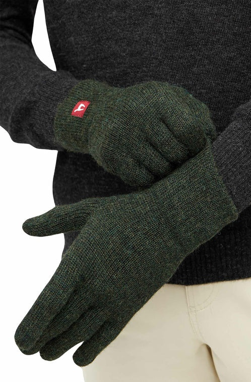 Apu Kuntur - Alpaka Fingerhandschuhe Uni – 100 % Baby‑Alpaka