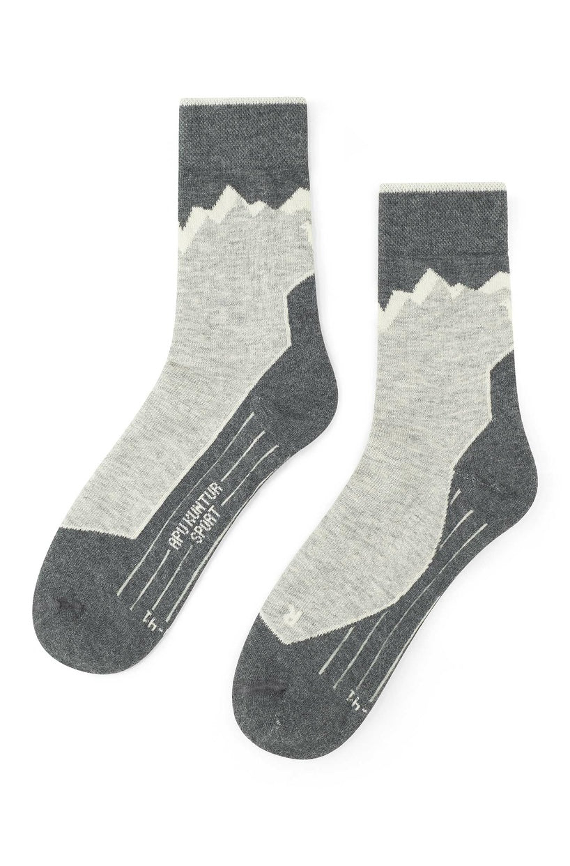 Apu Kuntur - Alpaka Premium Wandersocken | Baby-Alpaka-Pima-Mix