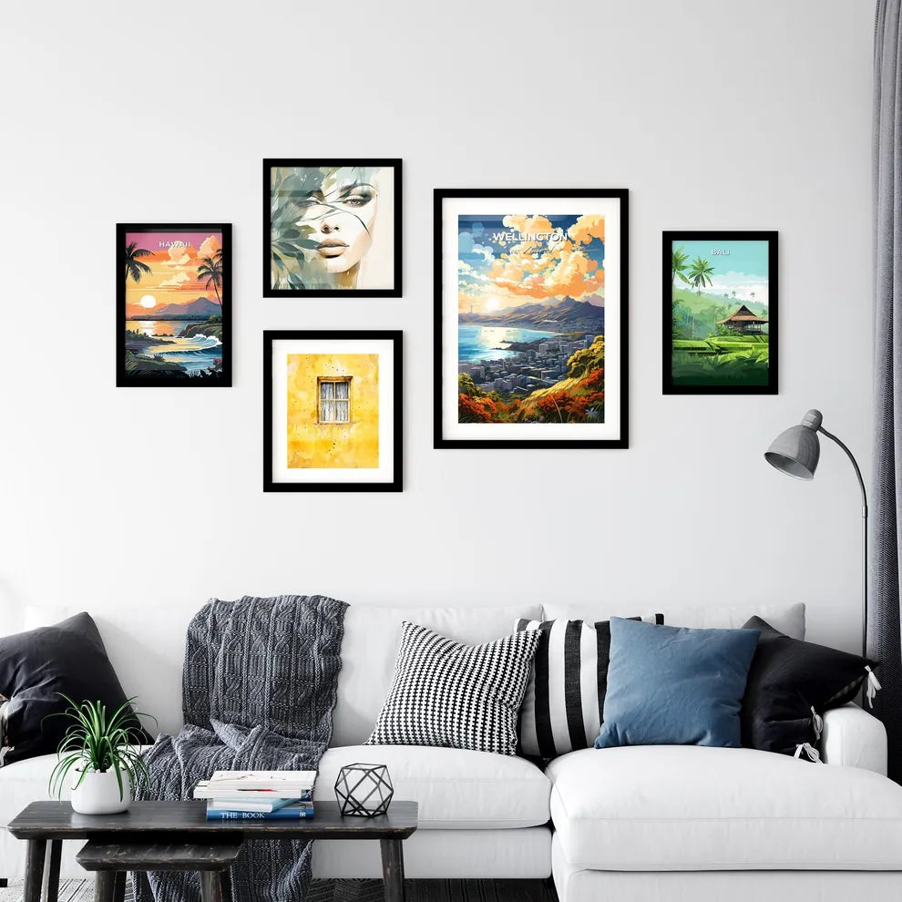 Wellington New Zealand Skyline - A City By The Water - Customizable Travel Gift