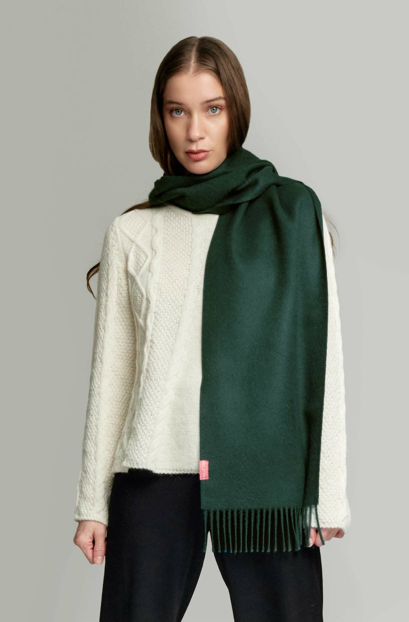 KUNA - Alpaka Webschal - Adrian – 100 % Baby‑Alpaka, federleicht & luxuriös