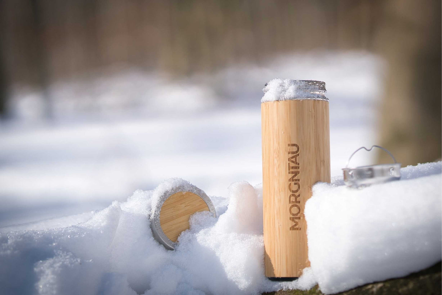 MORGNTAU Bambus Thermos-Flasche