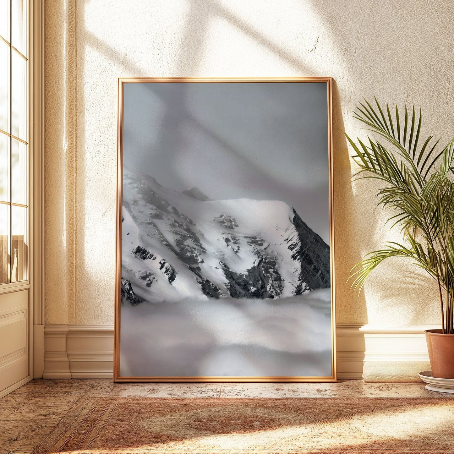 Aiguille du Midi – Chamonix, France (triptych – black & white)