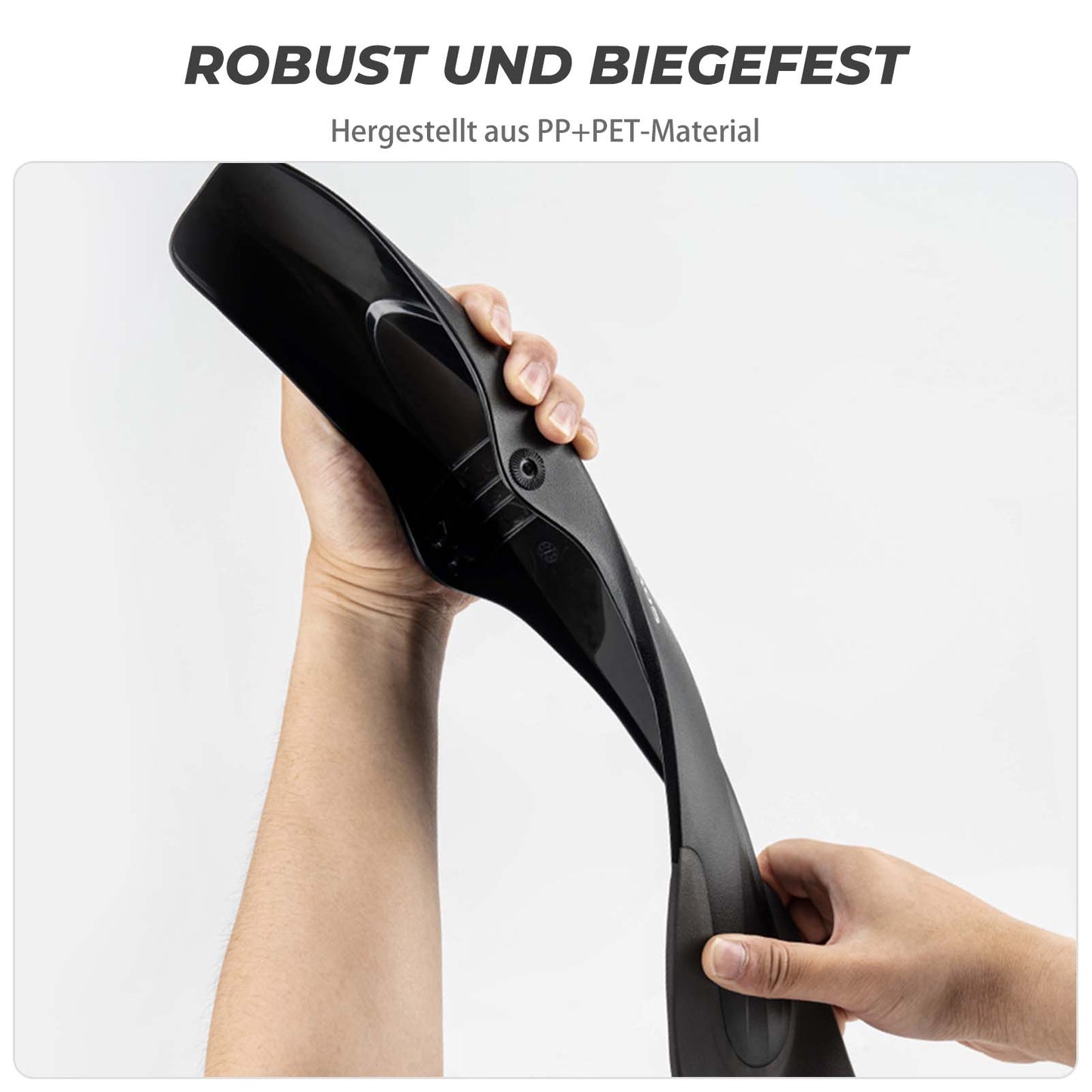 ROCKBROS Fahrrad Schutzbleche Set Vorne/Hinten Flexible Fahrradschutzblech Verstellbar