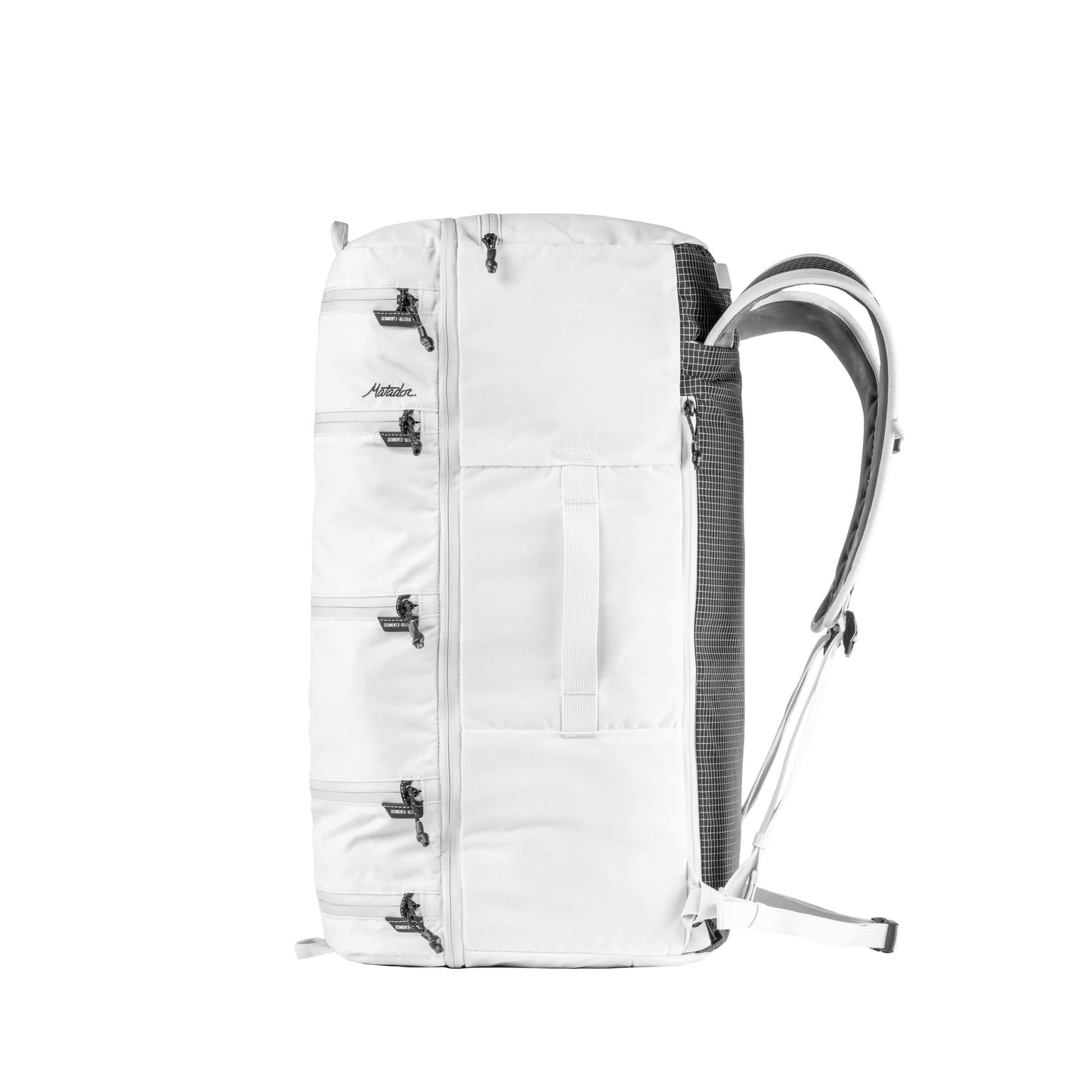 Matador SEG45 Travel Pack (white) - Reisetasche mit segmentierten Fächern (45 liter) von Matador