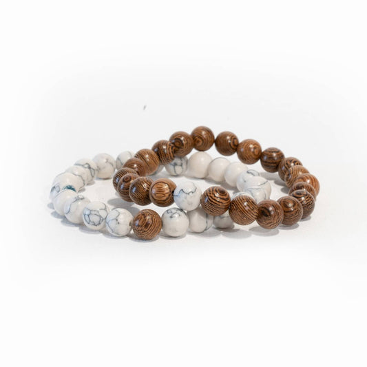 MORGNTAU Partner Armband - weiß