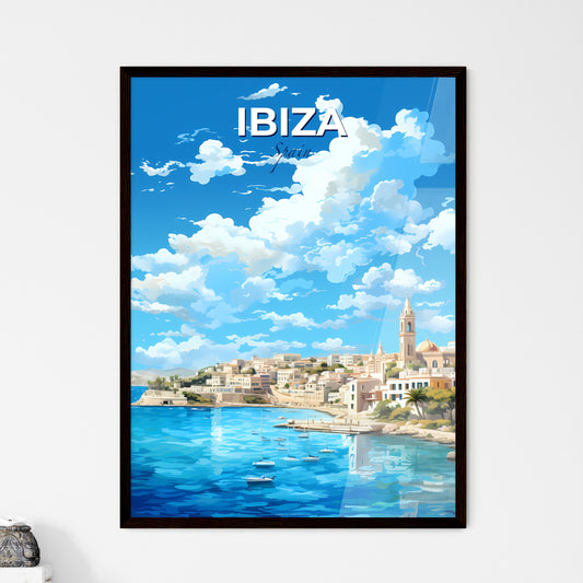 Ibiza Spain Skyline - A City By The Water  - Customizable Travel Gift