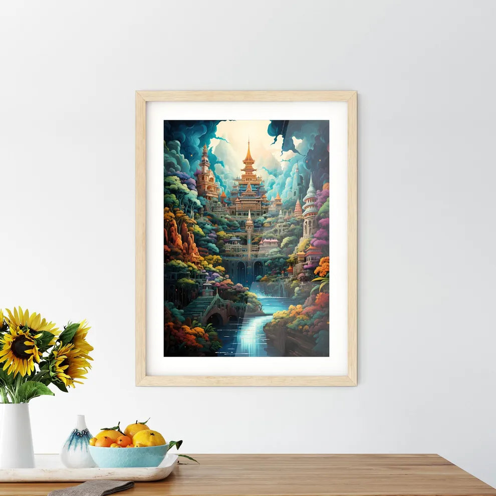 Travelling To Asian Countries Such As Thailand - A Colorful Castle In A Forest