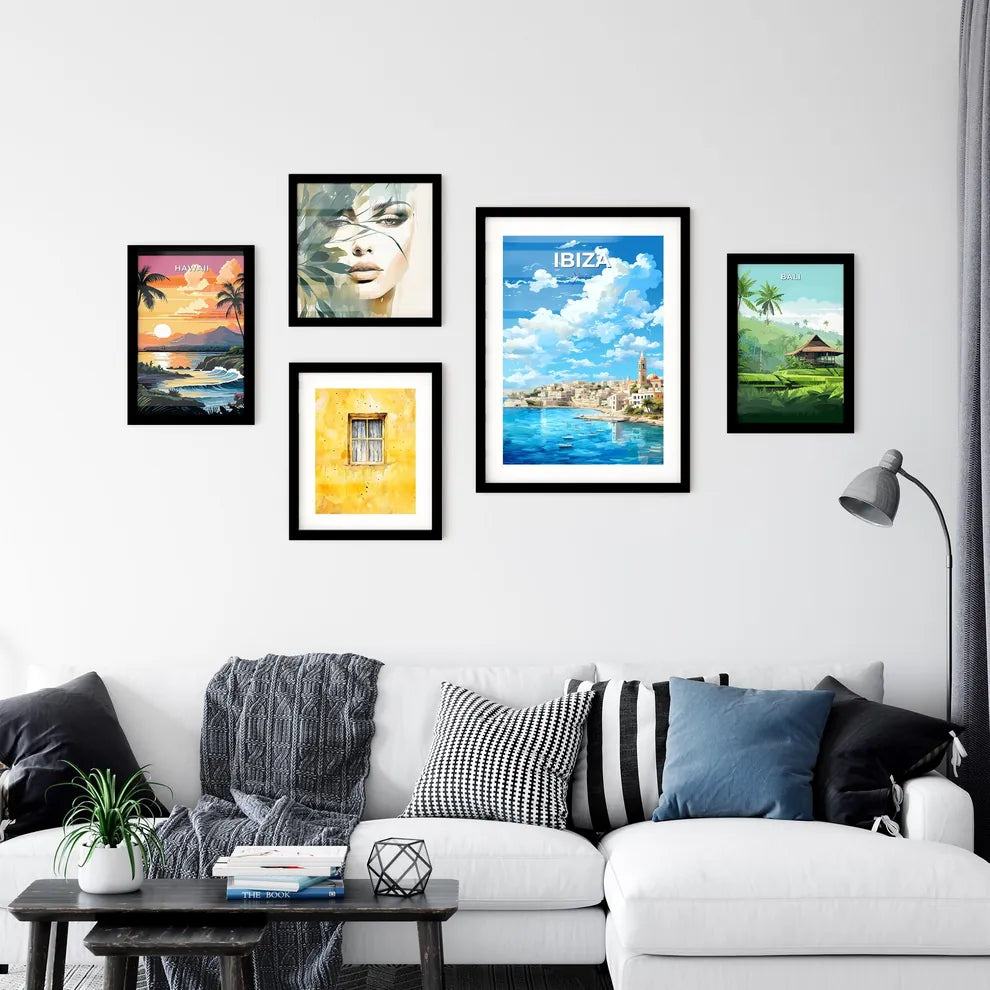Ibiza Spain Skyline - A City By The Water  - Customizable Travel Gift