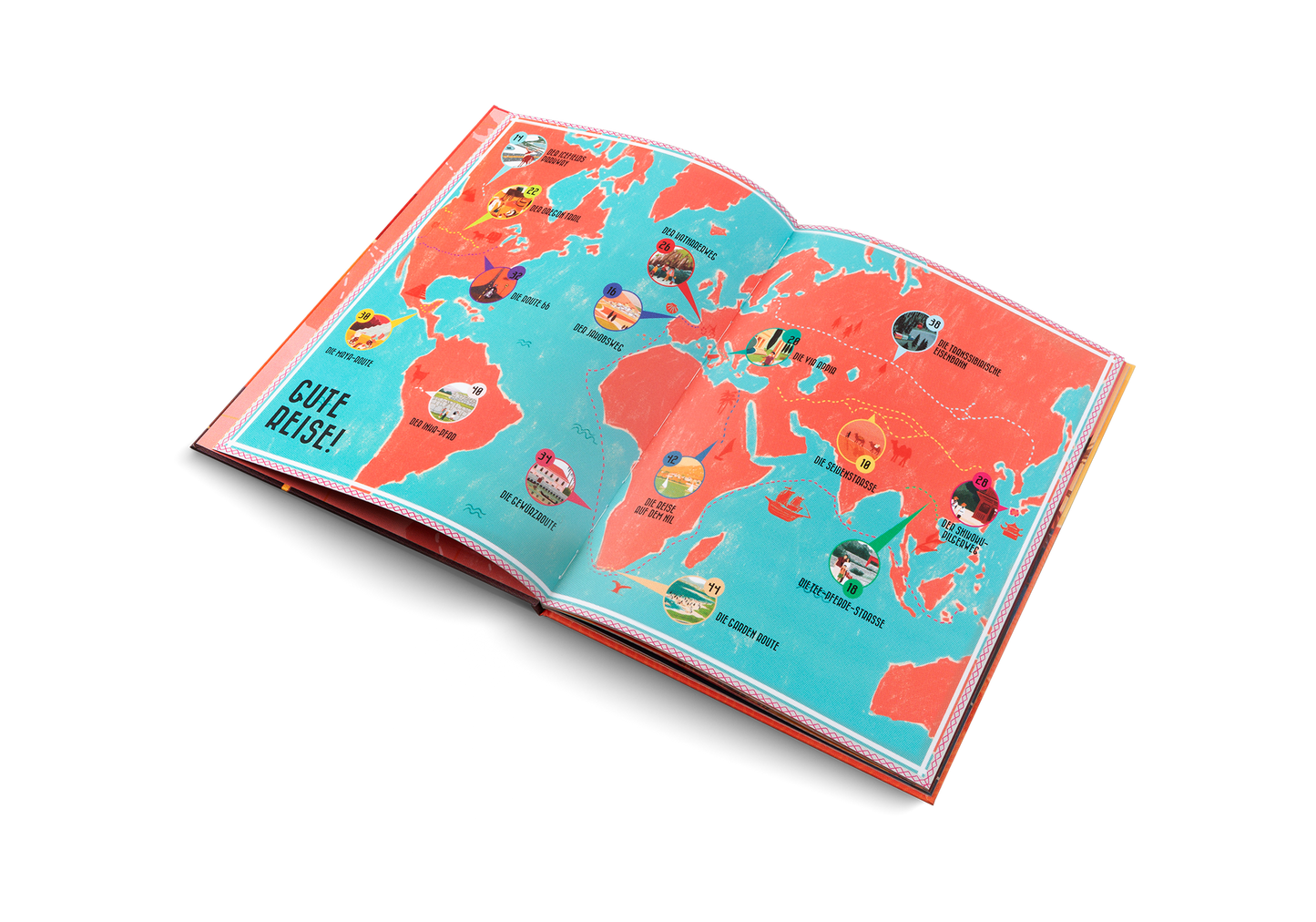 Berühmte Reiserouten