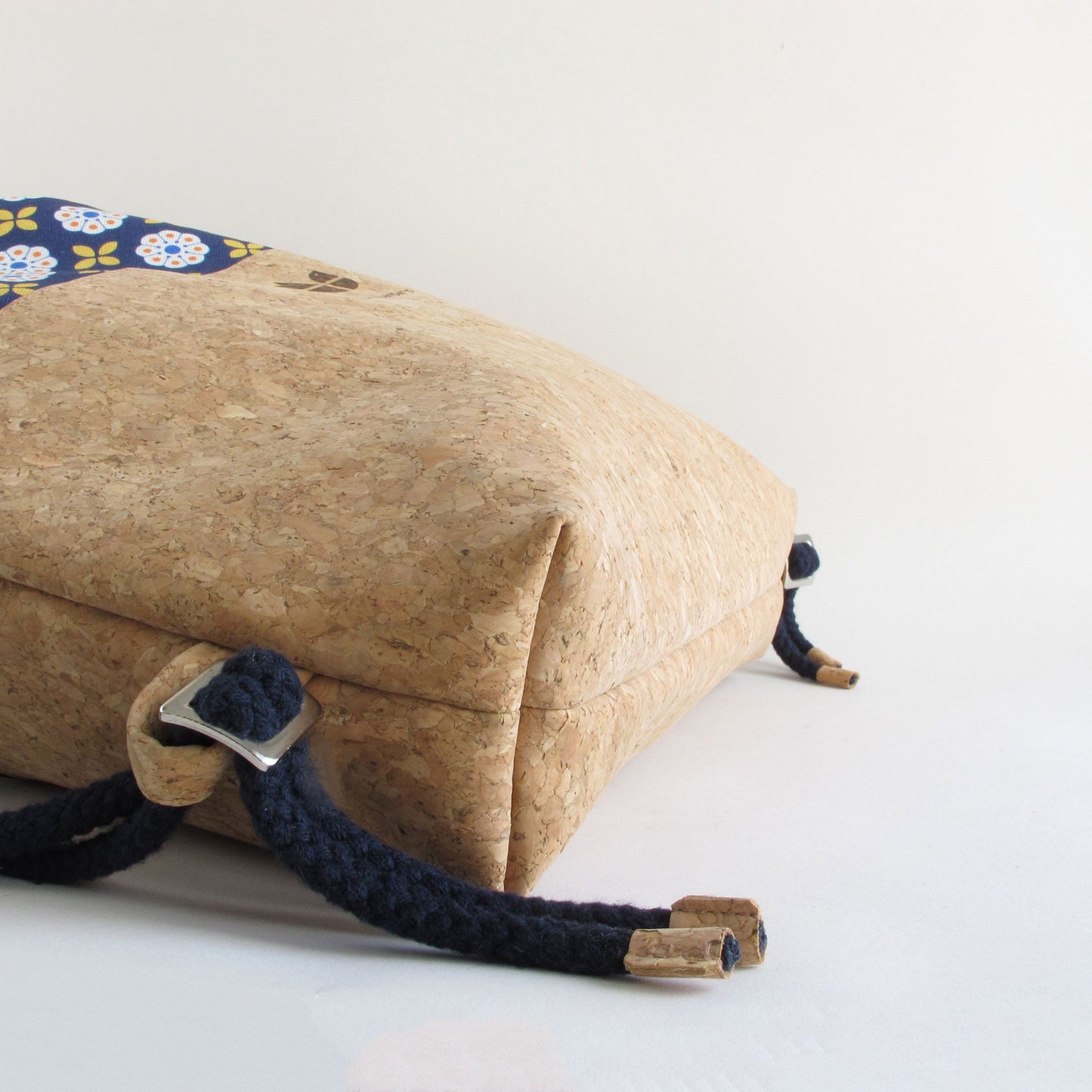 SmukBird Turnbeutel, Rucksack | aus Baumwolle und Kork | Bloom