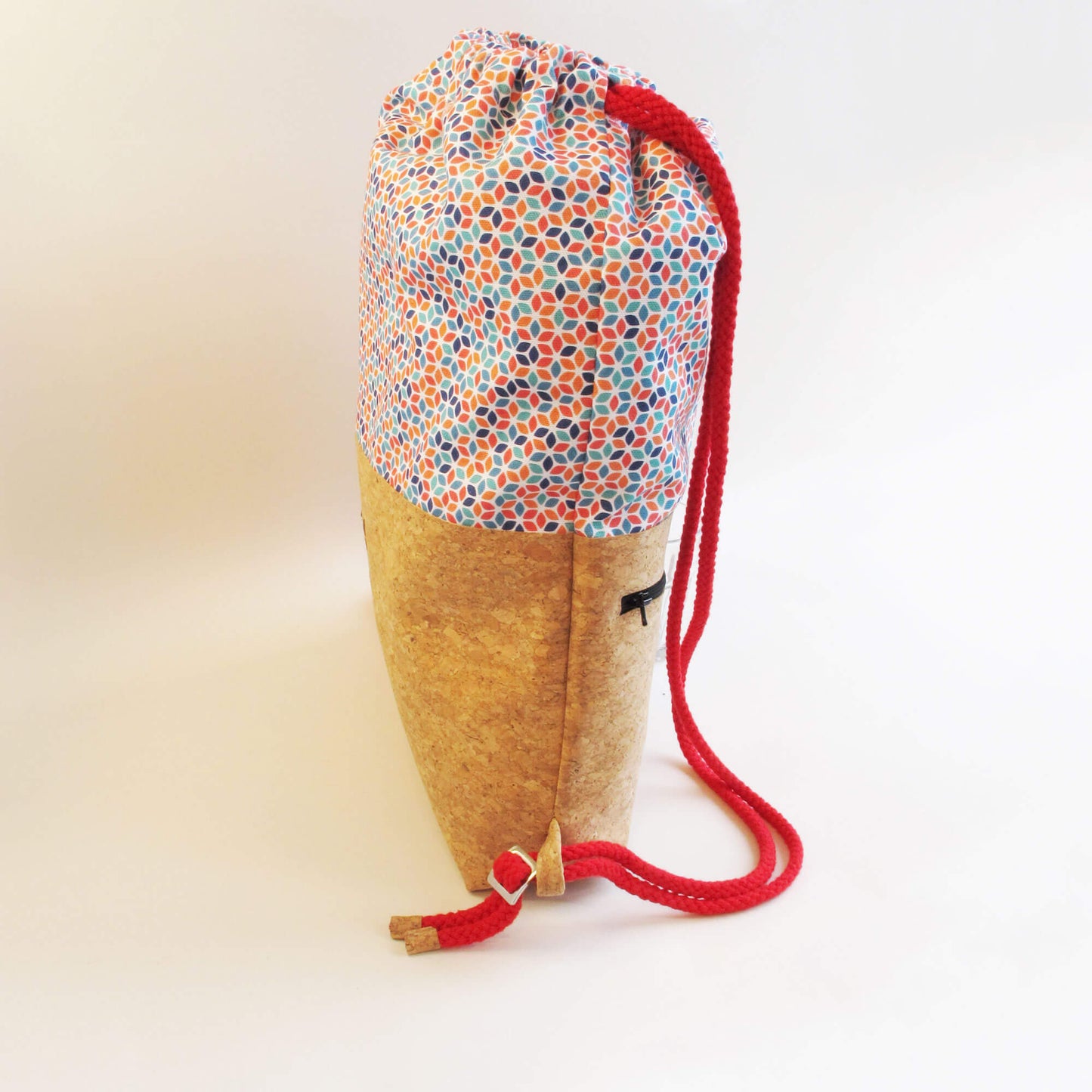 Turnbeutel, Rucksack | aus Baumwolle und Kork | Colorful
