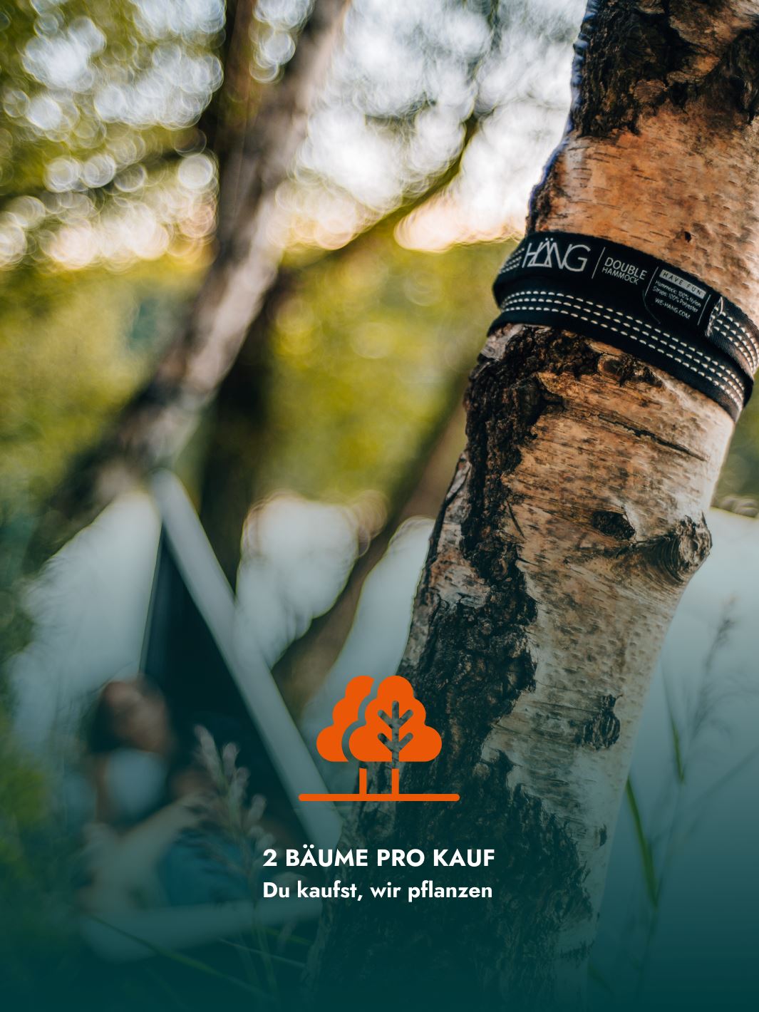 HÄNG Hängematte + Aufhängung