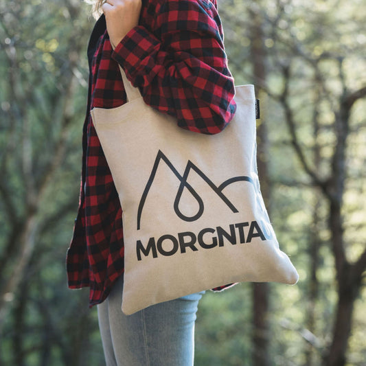 MORGNTAU Jutebeutel "Wombat" - Beige