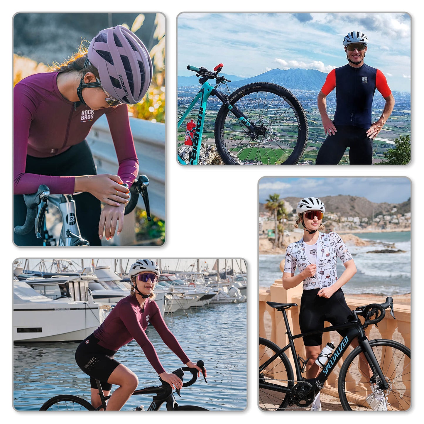 Integrierter Fahrradhelm Stoßfest Verstellbar