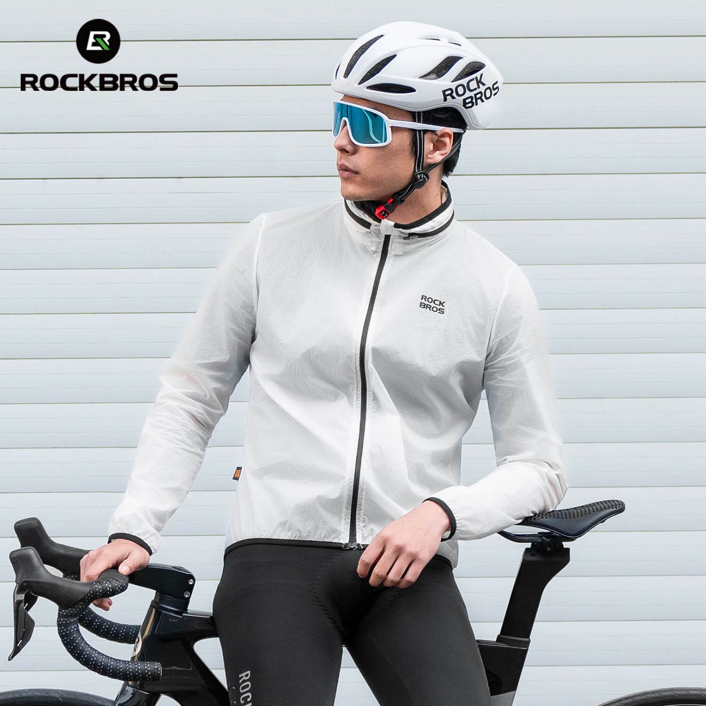 Leichte Fahrradjacke Nachleuchtend Faltbar Sommer Herren/Damen