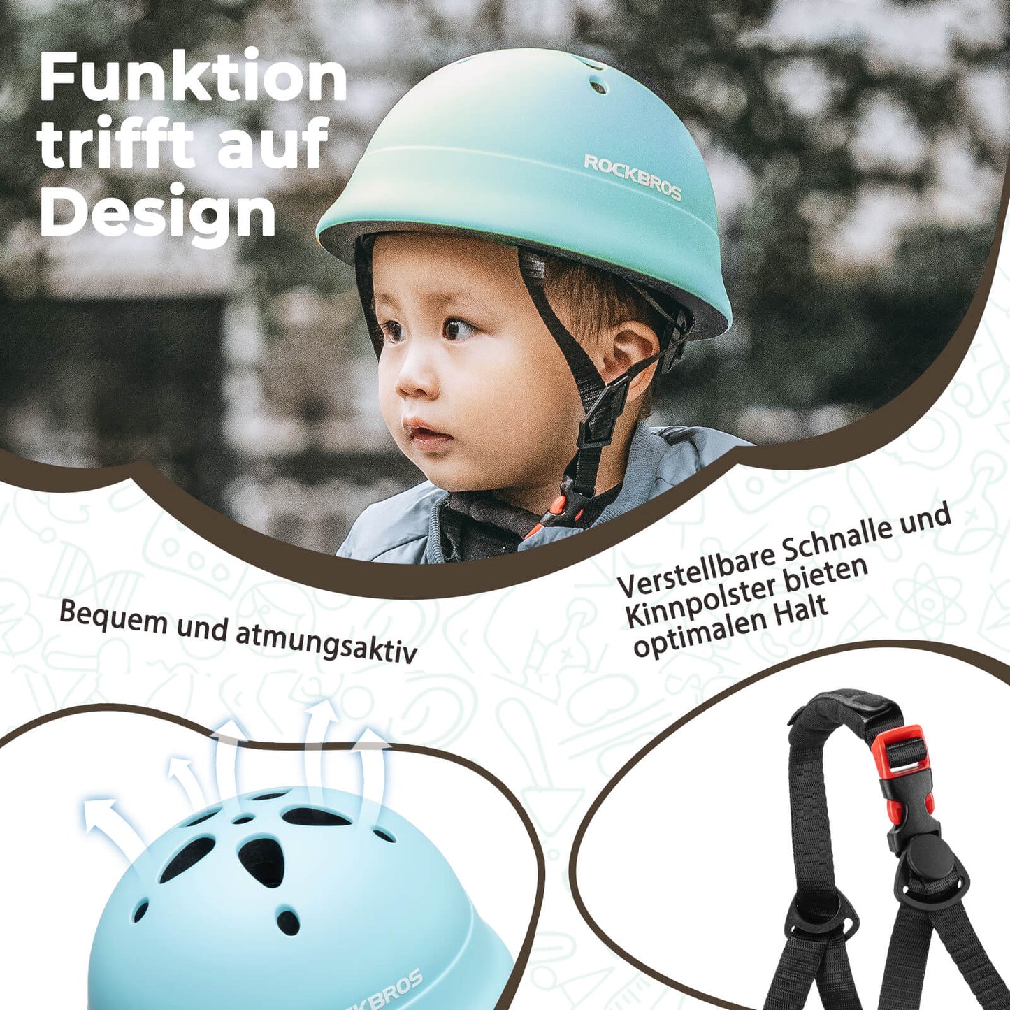 Kinderhelm Fahrradhelm 48-52cm 2-5 Jahre