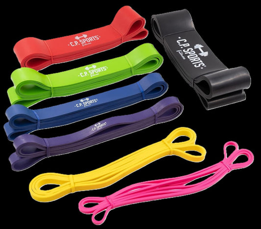 Resistance Bändern / Fitness Band aus hochwertigem Latex! - Verschiedene Farben - C.P. Sports- K106