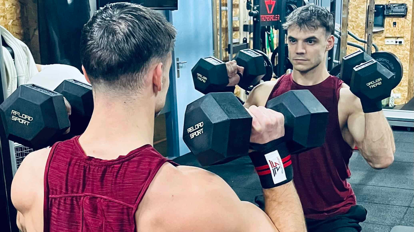 Sechskant hexagon Kurz Hantel-Set 10 KG