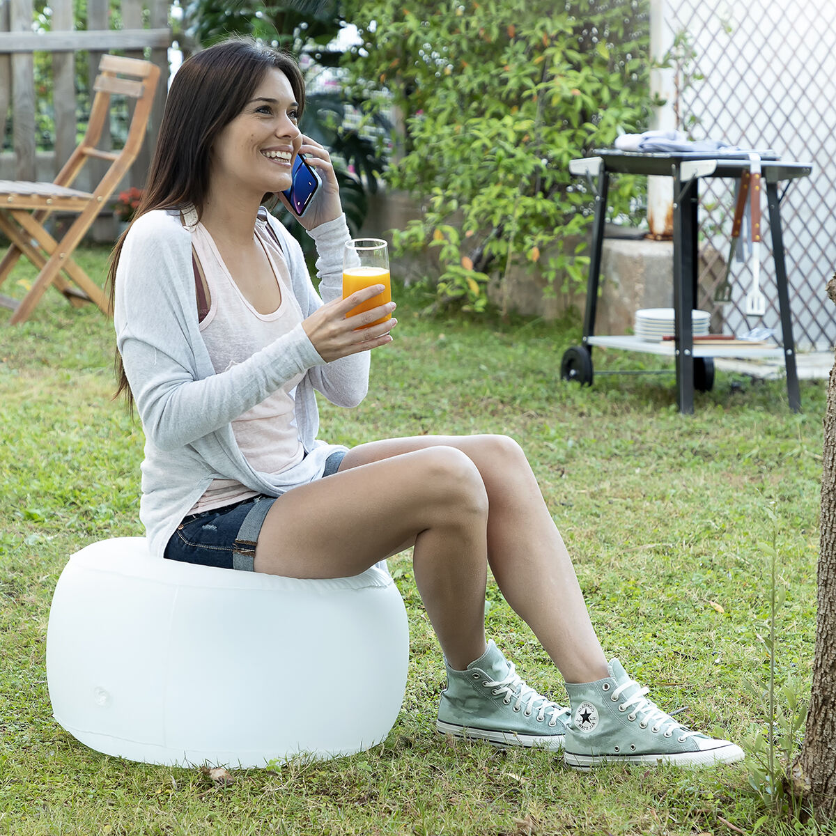 Inflatable Seat with Multicolour LED and Remote Control Pulight