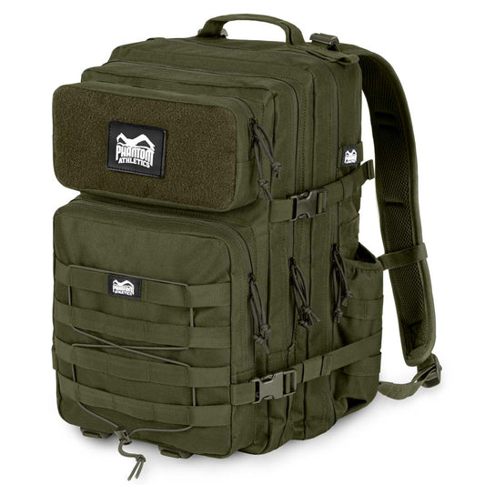 DELTA Rucksack – Army (45 L) | MOLLE, Bungee, wasserabweisend, Laptop 16″