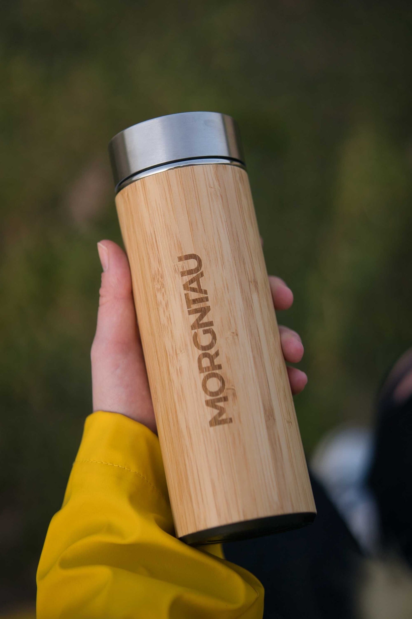 MORGNTAU Bambus Thermos-Flasche
