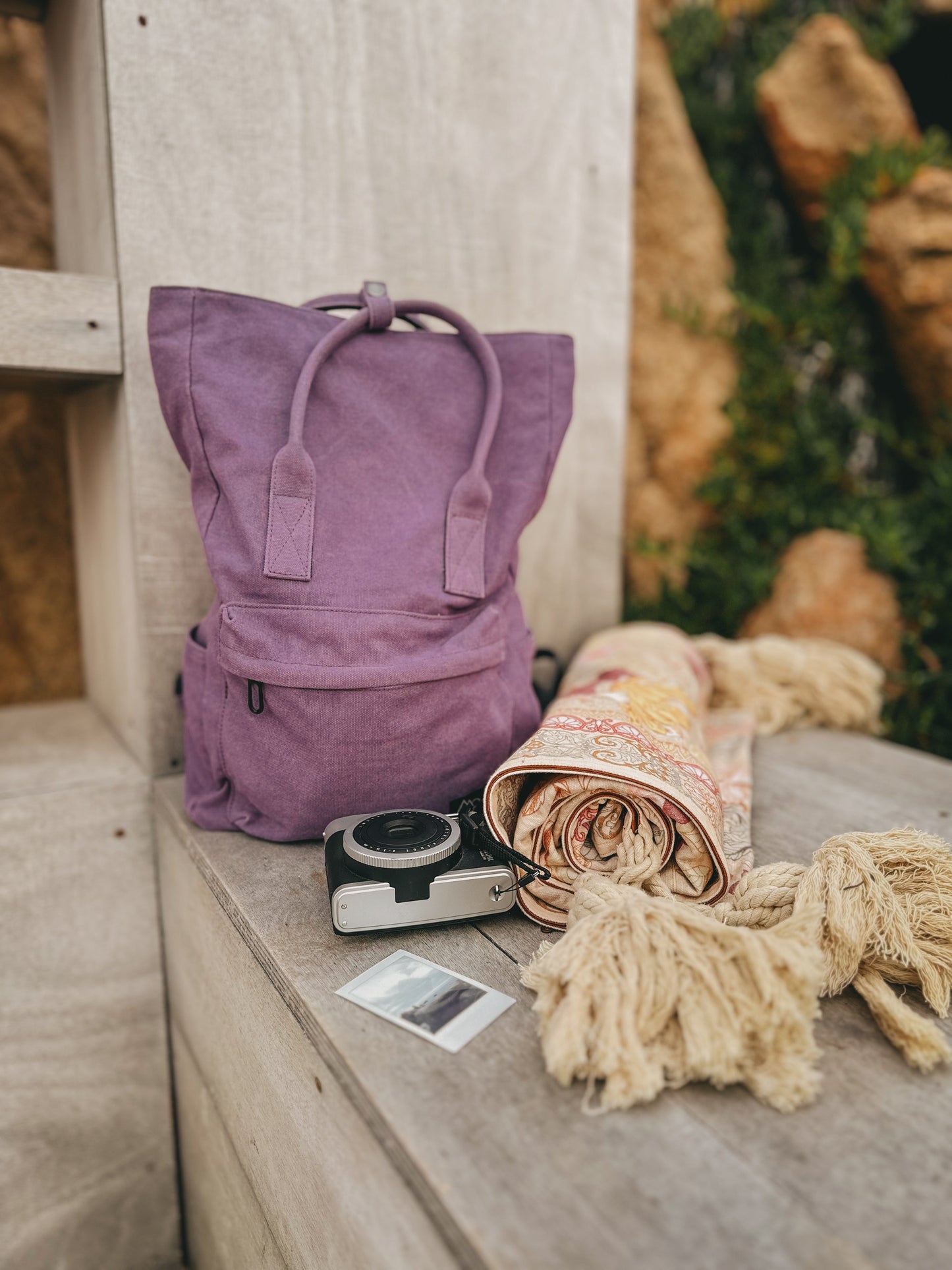 MORGNTAU Rucksack "Kolibri" - Dark Purple