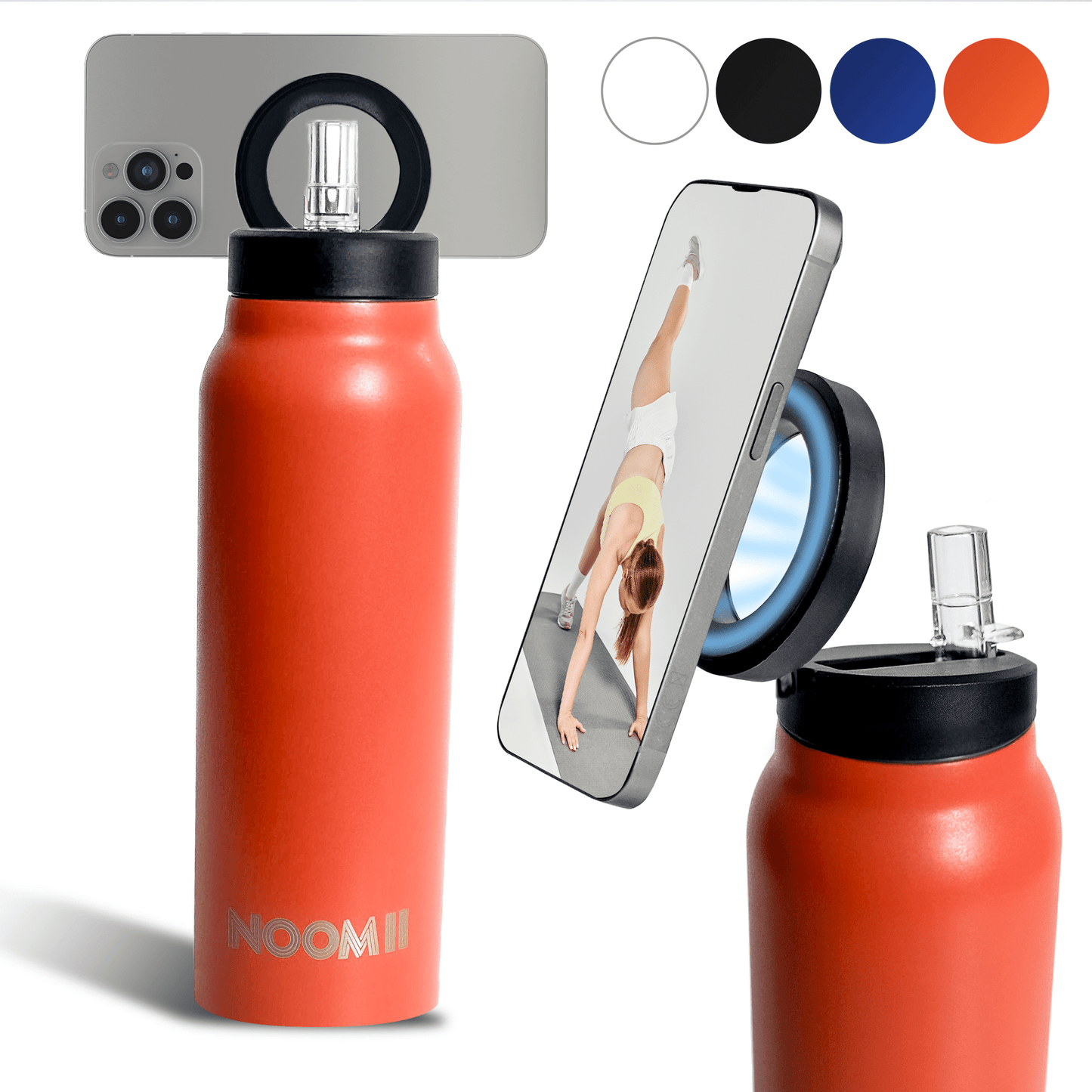 NooMii Edelstahl-Trinkflasche | Magsafe