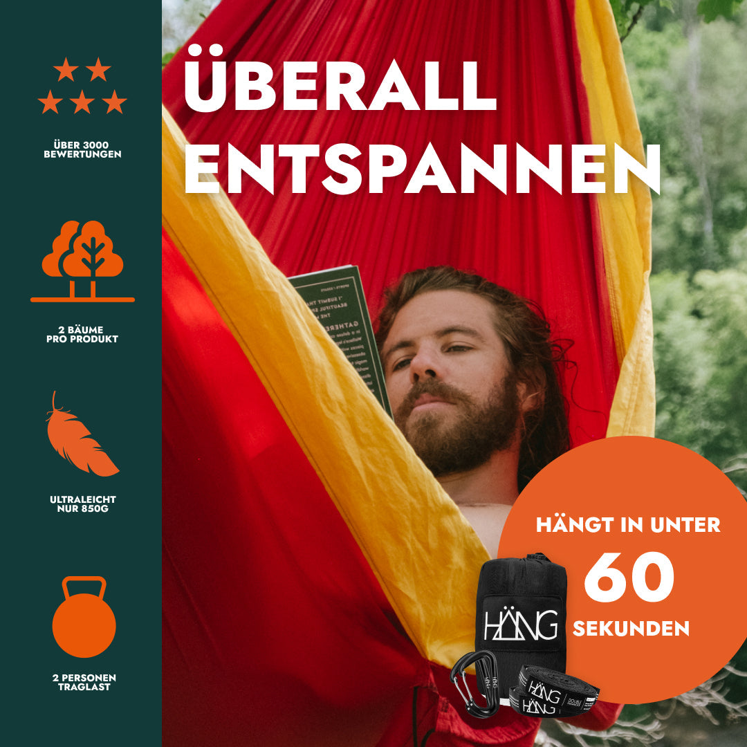 HÄNG Hängematte + Aufhängung