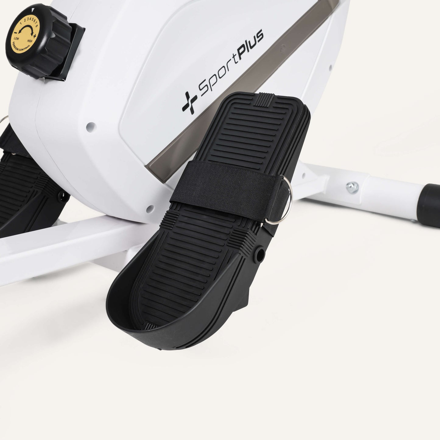Magnetisches Rudergerät | App-Kompatibilität | 8 manuelle Widerstandsstufen | klappbar | weiß