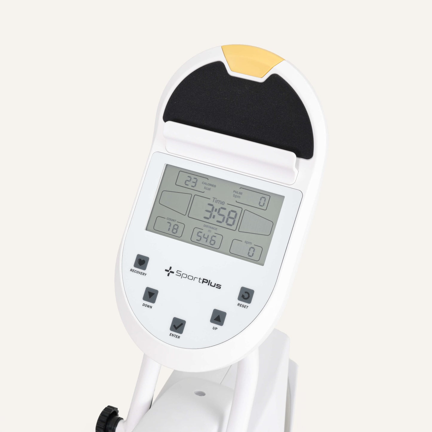 Magnetisches Rudergerät | App-Kompatibilität | 8 manuelle Widerstandsstufen | klappbar | weiß