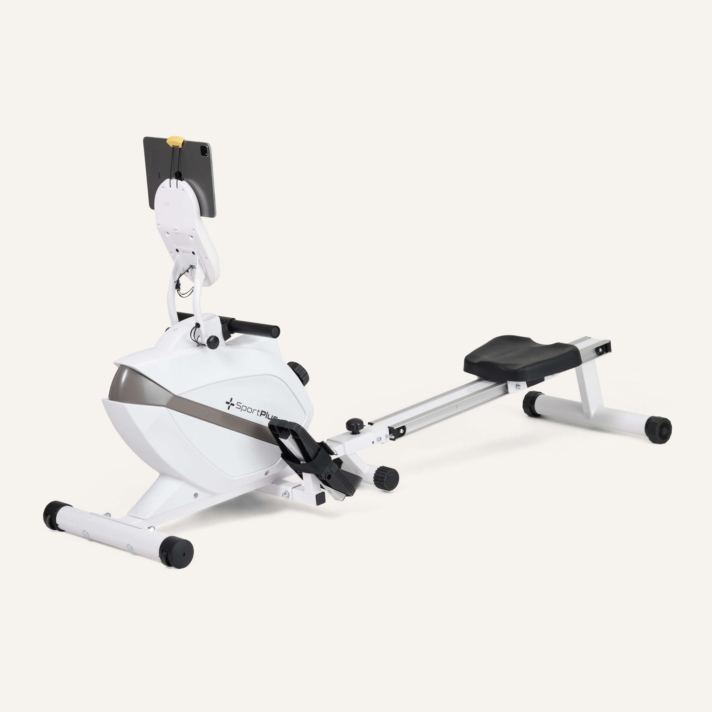 Magnetisches Rudergerät | App-Kompatibilität | 8 manuelle Widerstandsstufen | klappbar | weiß