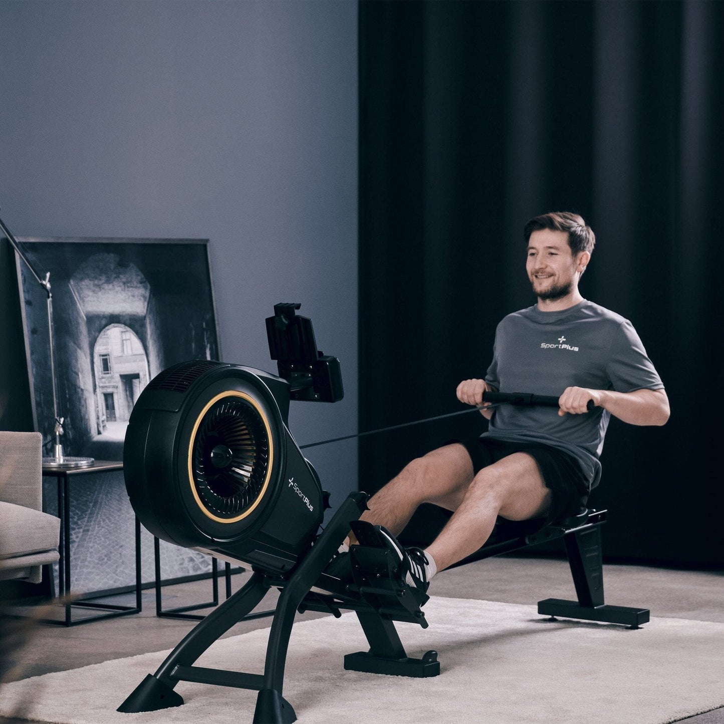 Rudergerät mit Luftwiderstand & App-Kompatibilität