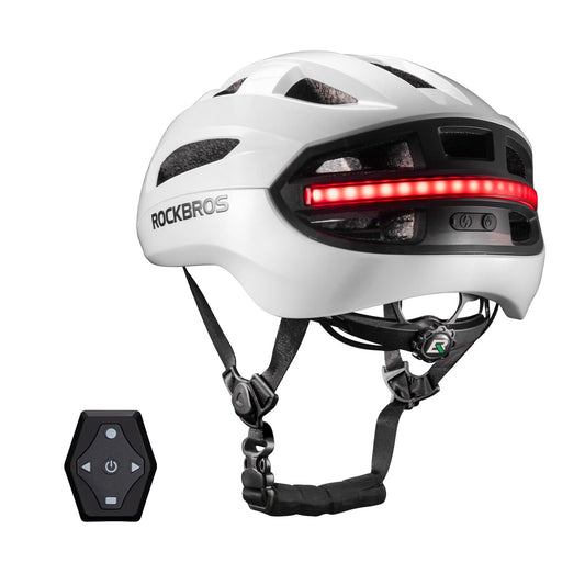 Fernsteuerbarer Smart Fahrradhelm mit Licht