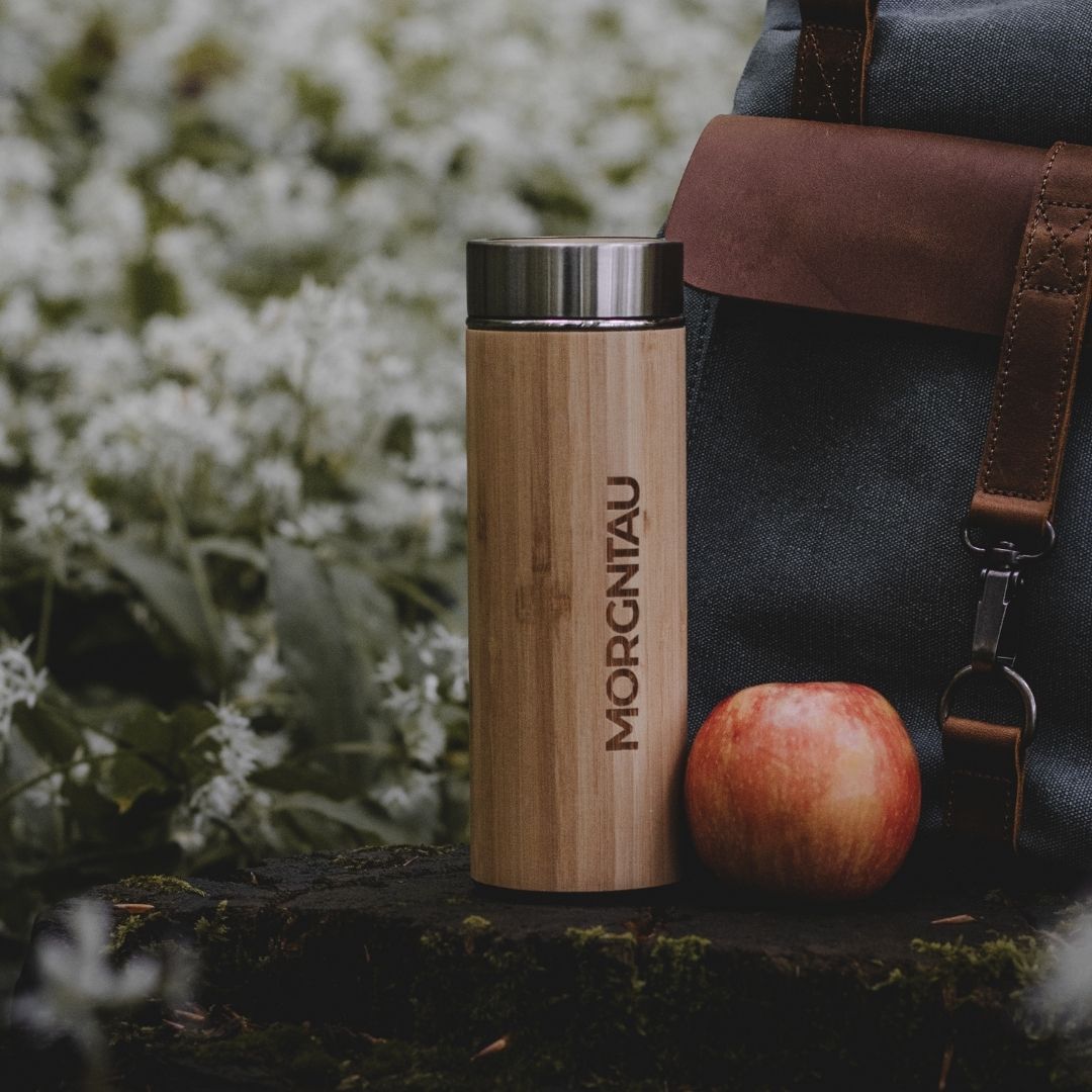 MORGNTAU Bambus Thermos-Flasche